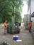 Bore holes being drilled at the rear of the SMI 2015.