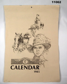 CALENDAR, LIGHTHORSE CENTENARY, 1885-1985