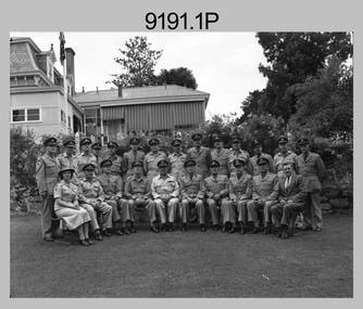 Commissioned Officers of the Army Headquarters Survey Regiment Fortuna Villa Bendigo. c1957-1963