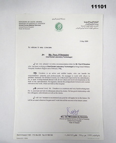 Certificate - PERSONAL REFERENCE