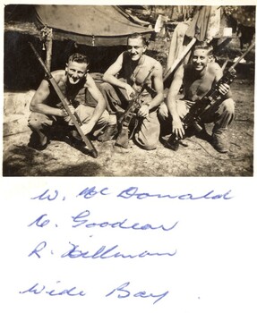 11092.06P Men who transferred from 2/38th to 2/16 Battalion in action in New Guinea
