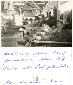 11092.07P Men who transferred from 2/38th to 2/16 Battalion in action in New Guinea