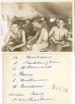 11092.08P Men who transferred from 2/38th to 2/16 Battalion in action in New Guinea