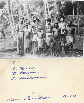 11092.10P Men who transferred from 2/38th to 2/16 Battalion in action in New Guinea