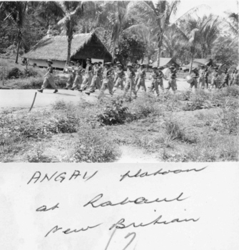 11092.11P Men who transferred from 2/38th to 2/16 Battalion in action in New Guinea