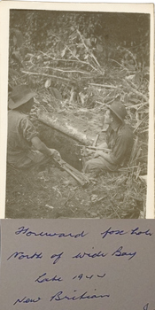 11092.04PMen who transferred from 2/38th to 2/16 Battalion in action in New Guinea