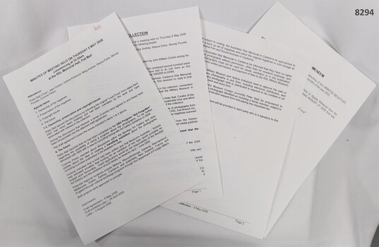 Documentation re the Grinto negatives.