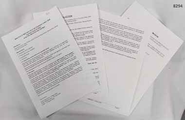 Documentation re the Grinto negatives.