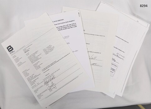 Documentation re the grinton negatives.