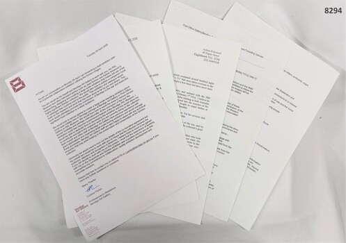 Documentation re the Grinton negatives.