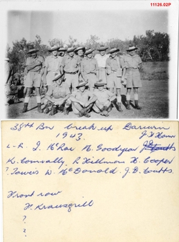 11126.02P 38th Battalion breakup Darwin 1943