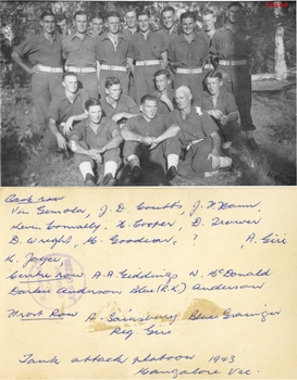 11126.06P  Tank attack platoon Mangalore 1943