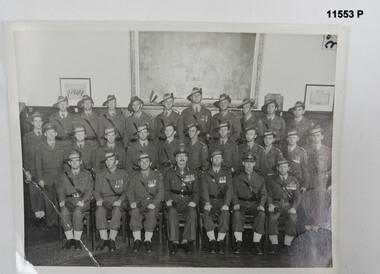 Black and white photograph of 38th Battalion Officers.