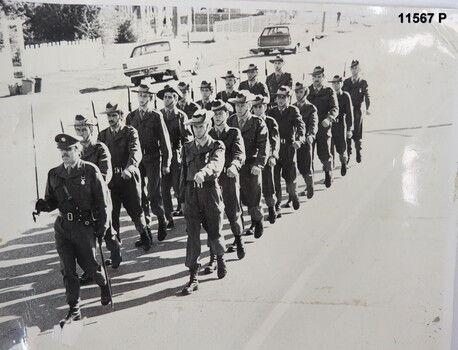 Photograph of 15th Transport on Parade.