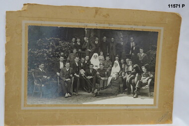 Black and white photograph at Red Cross Home in Camberwell, 1919.