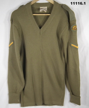 Two styles of Army Jumpers from 1994.