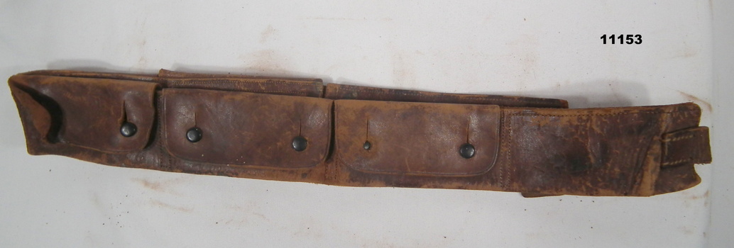 Brown l-eather money belt.