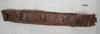 Brown l-eather money belt.