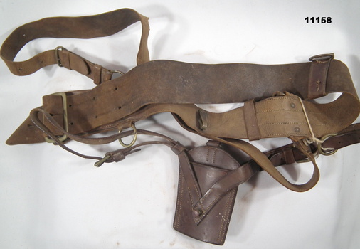 Brown Leather Sam Browne belt.