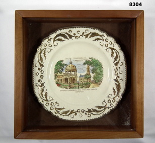 Memorabilia - PLATE, SOLDIERS MEMORIAL