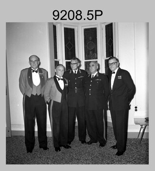 AHQ Survey Regiment Commanding Officers, Fortuna Villa, Bendigo. c1950s to 1970s.