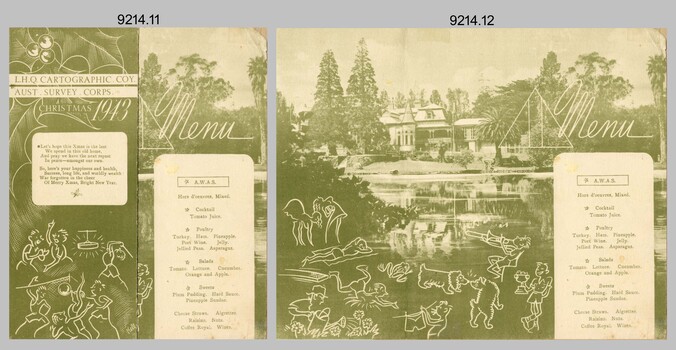 Rosemary (Atkinson) Bowman Photo Album 1943-1944.