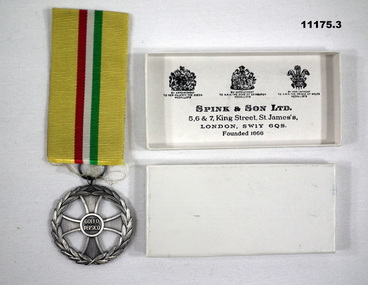 Gulf War Medal for Italy.