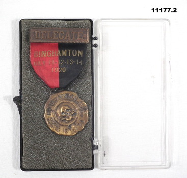 Spanish- American Delegate Badge 1920.