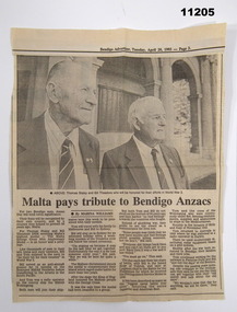 Newspaper - ARTICLE WITH PHOTOGRAPH