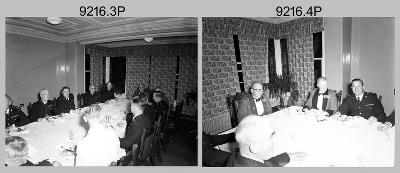 Officers Mess Formal Dinner, AHQ Survey Regiment, Fortuna, Bendigo 1950s-1960s