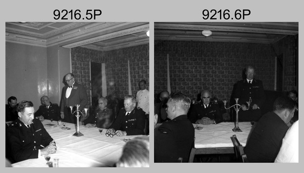 Officers Mess Formal Dinner, AHQ Survey Regiment, Fortuna, Bendigo 1950s-1960s