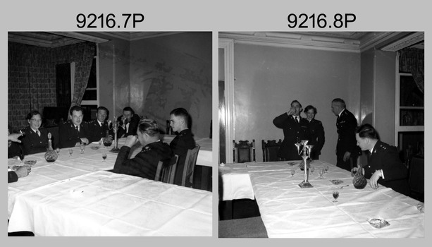 Officers Mess Formal Dinner, AHQ Survey Regiment, Fortuna, Bendigo 1950s-1960s