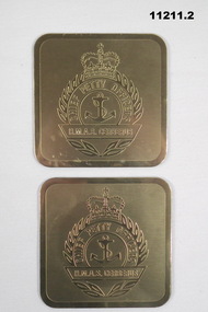 Souvenir - DRINK COASTERS, HMAS CERBERUS, RANDF, Unknown