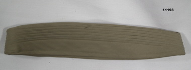 Puggaree, hat band for slouch hat.