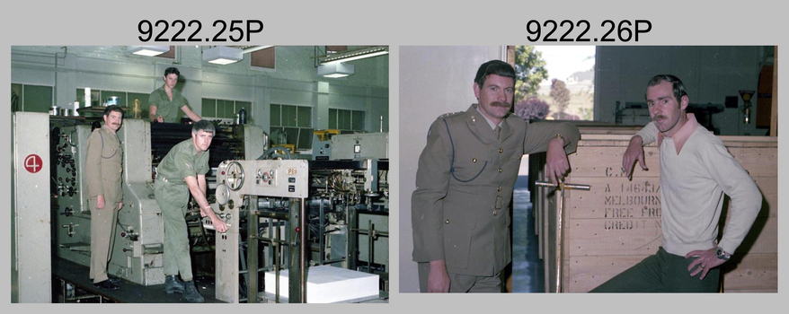 Army Survey Regiment Farewell Tour - CAPT GW Kenney. 1978.