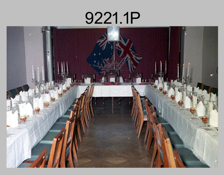 Officers Mess Formal Dinner, AHQ Survey Regiment, Fortuna, Bendigo 1967.