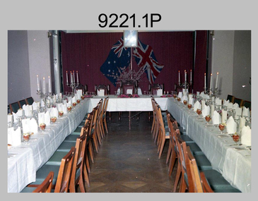 Officers Mess Formal Dinner, AHQ Survey Regiment, Fortuna, Bendigo 1967.