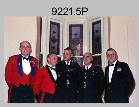 Officers Mess Formal Dinner, AHQ Survey Regiment, Fortuna, Bendigo 1967.