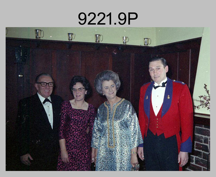Officers Mess Formal Dinner, AHQ Survey Regiment, Fortuna, Bendigo 1967.