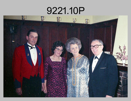 Officers Mess Formal Dinner, AHQ Survey Regiment, Fortuna, Bendigo 1967.