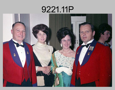 Officers Mess Formal Dinner, AHQ Survey Regiment, Fortuna, Bendigo 1967.