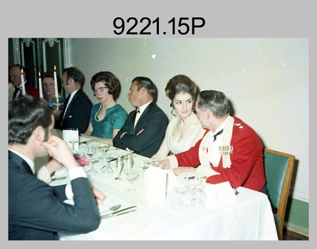 Officers Mess Formal Dinner, AHQ Survey Regiment, Fortuna, Bendigo 1967.