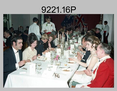 Officers Mess Formal Dinner, AHQ Survey Regiment, Fortuna, Bendigo 1967.