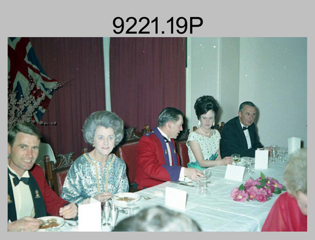 Officers Mess Formal Dinner, AHQ Survey Regiment, Fortuna, Bendigo 1967.