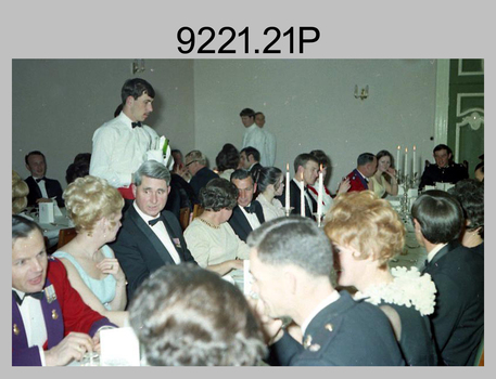 Officers Mess Formal Dinner, AHQ Survey Regiment, Fortuna, Bendigo 1967.