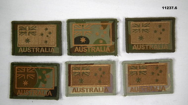 Australian National Flag Army hook and loop patch.