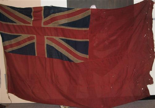 A large red ensign, post 1801 design.