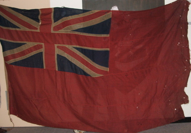A large red ensign, post 1801 design.