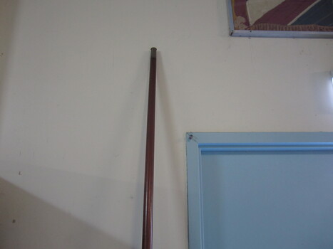 10 foot long polished wooden pike.