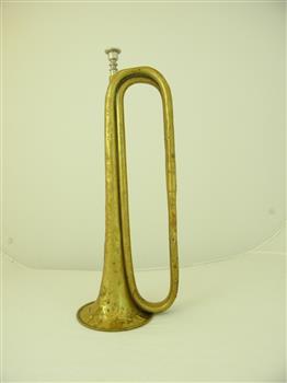 Traditional brass Cavalry Trumpet in E flat including mouthpiece